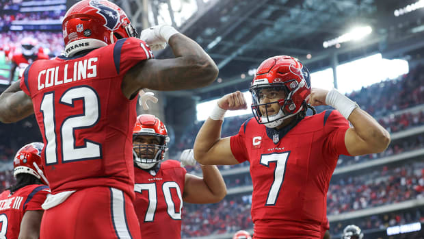 Texans receiver Nico Collins and quarterback C.J. Stroud